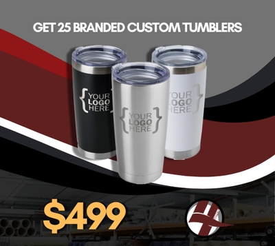 25 Tumblers Promo Package